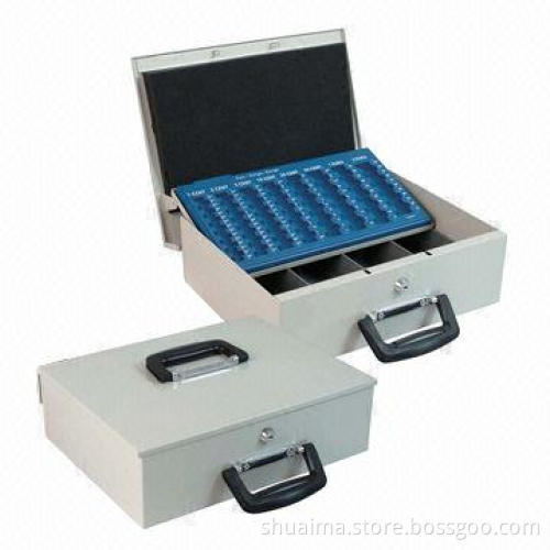 Transportation Cash Boxes, Made of 1mm Cold-rolled Steel Sheet, Measures 358 x 275 x 103mm